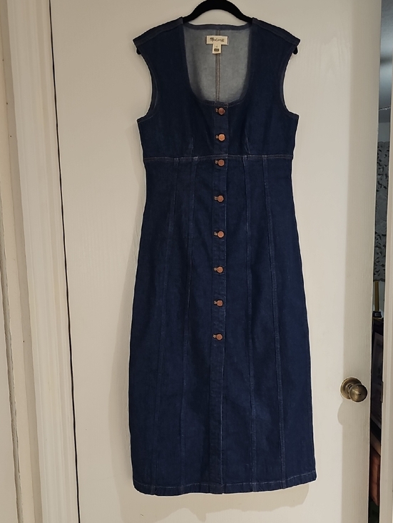 Madewell Dresses & Skirts - Madewell Dark Indigo Denim Button-Down Dress